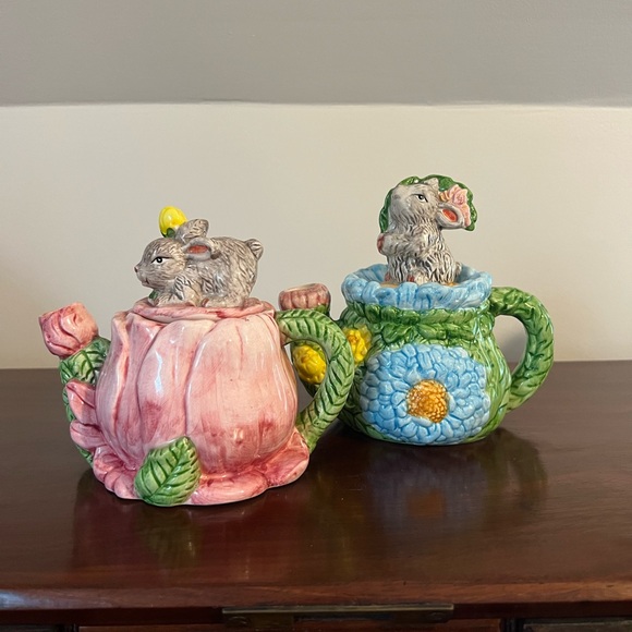 Pink Decorative Rabbit Teapot - Picture 2 of 7
